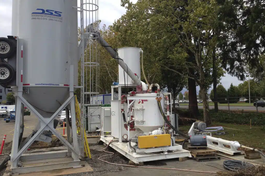 AGP-CYCLONE grout mixing and pumping systems