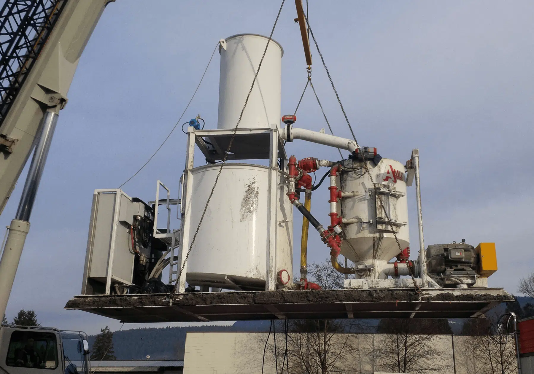 agi grout mixing plant